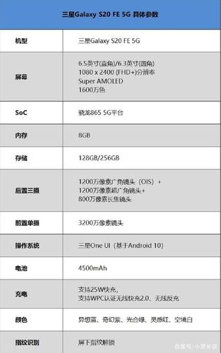 三星s23手机参数配置